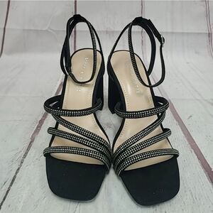 BRAND NEW KELLY &KATIE RHINESTONE EMBELLISHMENTS OPEN-TOE SANDAL